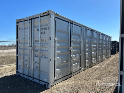 2025 40 ft High Cube Multi-Door Storage Container