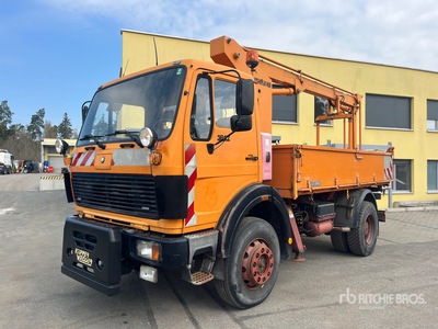 1983 Ruthmann K115 on 1982 Mercedes-Benz 1617AK 4x4 Swap Body Bucket Truck