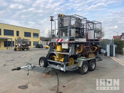 2011 France Elevateur LOR'AXE 4x4 Ride-On Hydraulic Railway Montacargas de construcción