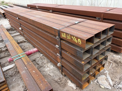 Quantity of (20) 5 in x 4 in x 14 ft 11GA Rectangle Tubing