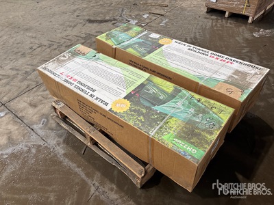 Quantity of (2) 10 Ft x 20 Ft Walk-In Tunnel Serra (Unused)