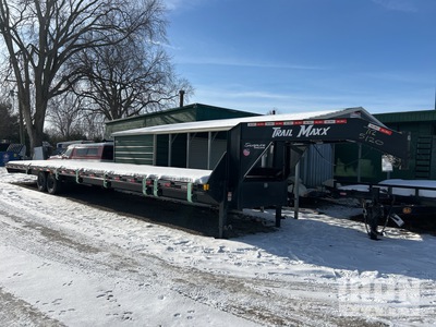 2024 Trailmaxx SD27-40 40 ft T/A Gooseneck Flatbed Trailer