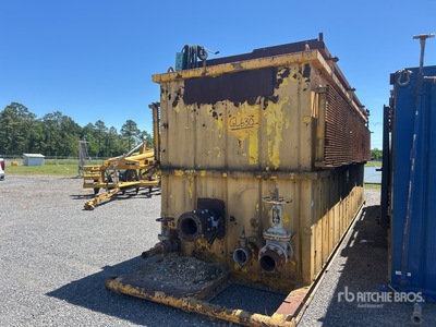Open Top Skid-Mounted Mud Tank
