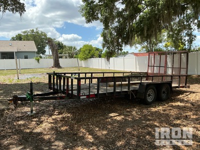 2001 Weld-Rite 18 ft T/A Remolque Portamaquinaria