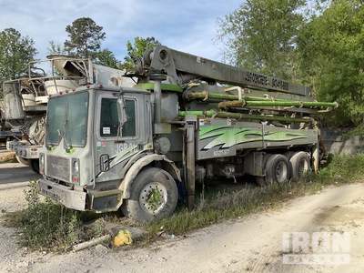 1993 Schwing 32/28 XL on 1993 Mack MR688S 6x4 Concrete Pump Truck (Inoperable)