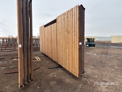 Quantity of (4) 24 ft x 8 ft 9 in Valla de viento (Unused)