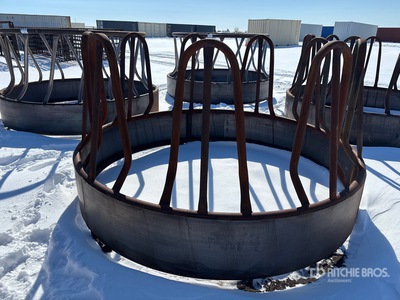 Steel Round Livestock Feeder (Unused)