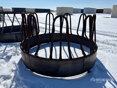 Steel Round Livestock Feeder (Unused)