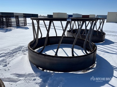 Steel Round Livestock Feeder (Unused)