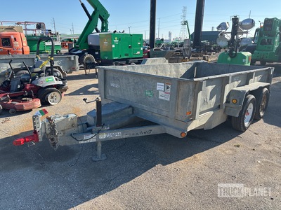 2016 Felling FT-10DT 12 ft T/A Dump Utility Trailer