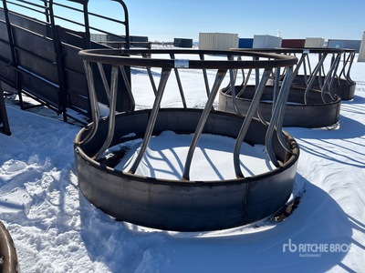 Steel Round Livestock Feeder (Unused)