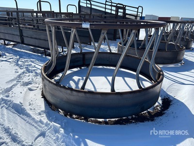 Steel Round Livestock Feeder (Unused)