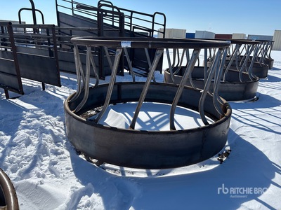 Steel Round Livestock Feeder (Unused)