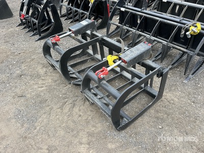 Mid-State E-Series 60 in Root Skid Steer Grapple