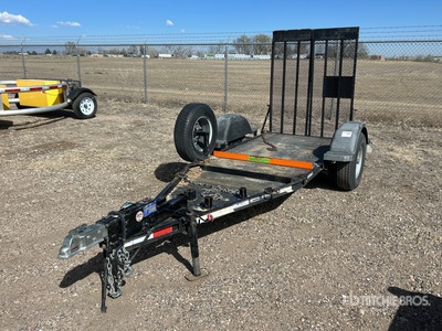 2021 MMDI 4x7 7 ft S/A Equipment Trailer