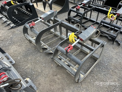 All-Star 60 in Skeleton Skid Steer Grapple