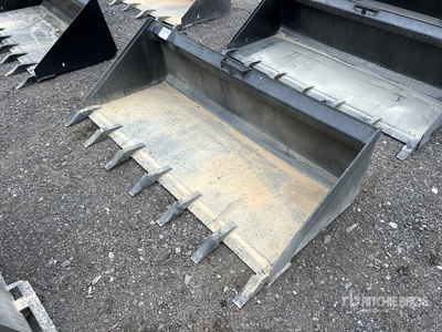 Mid-State 72 in Low Profile Skid Steer Bucket