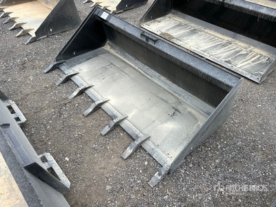 Mid-State 74 in Low Profile Skid Steer Bucket