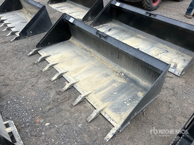 Mid-State 80 in Low Profile Skid Steer Bucket