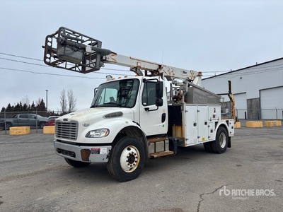2017 Altec T40P 35 ft on 2018 Freightliner M2 106 4x2 Cable Placer Bucket Truck