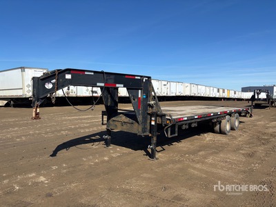 2019 ABU 28 ft T/A Gooseneck Plant Trailer
