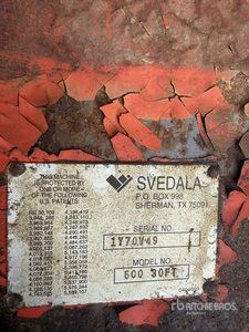 1998 Terex Texoma 600 Drill Mounted on Nodwell Drill Equipment