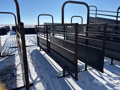 14 ft 3 in x 31 in Steel Cattle Alley (Unused)