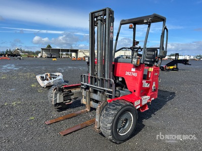 2012 Moffett M55.4 5500 lb 3x3 Truck Mounted Forklift