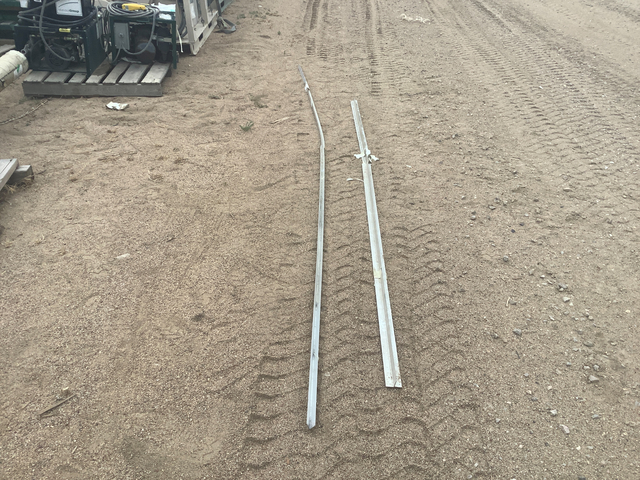121" of 2" Aluminum T-Bar & 168" of Aluminum Angle