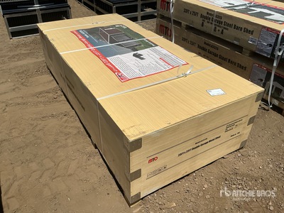 2026 MTO A2223G Double Garage Metal Shed (Unused)