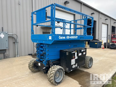 2018 Genie GS4069RT Diesel 4x4 Scissor Lift