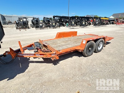 2018 Towmaster T-9DT 15 ft T/A Tilt Deck Trailer