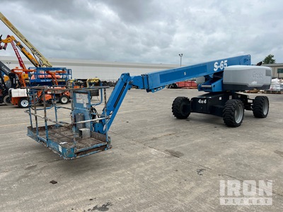 2017 Genie S65 4WD Diesel Telescopic Boom Lift