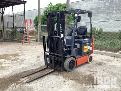 2018 (unverified) Toyota 8FBCU25 4400 lb Electric Forklift