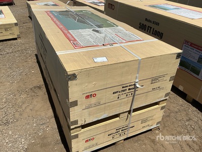 2026 MTO A4525G Double Garage Metal Shed (Unused)