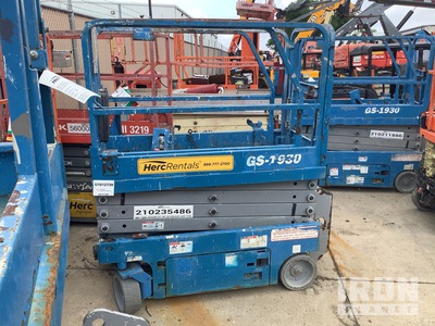 2018 Genie GS-1930 Electric Scissor Lift (Inoperable)