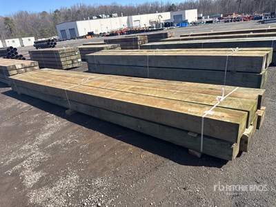 Quantity of (8) 12 in x 12 in x 20 ft Lumber