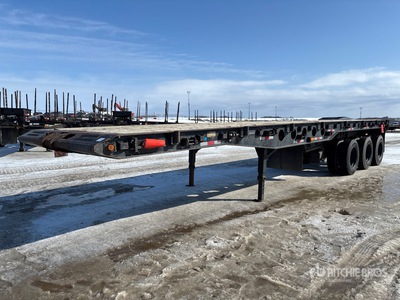 2001 Scona 40 ft T/A Flatbed Olieveld aanhangwagen