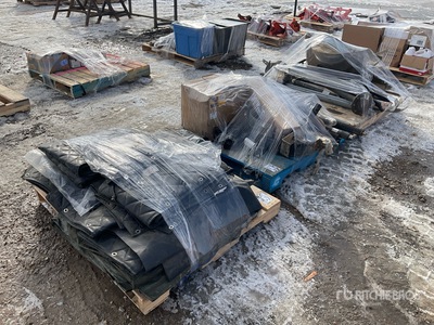 Quantity of (3) Pallets of Miscellaneous Parts Pièces divers