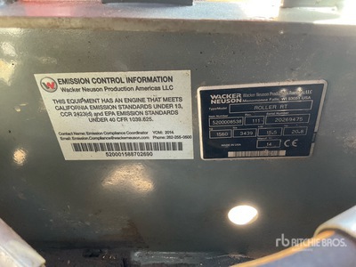 2014 Wacker RT Trench Compactor