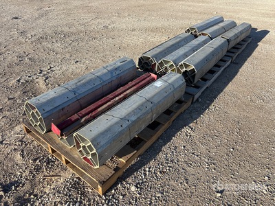 Quantity of (3) Pallets of 48 in Aluminum Shoring Accessories