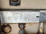 Engine with Emission Label