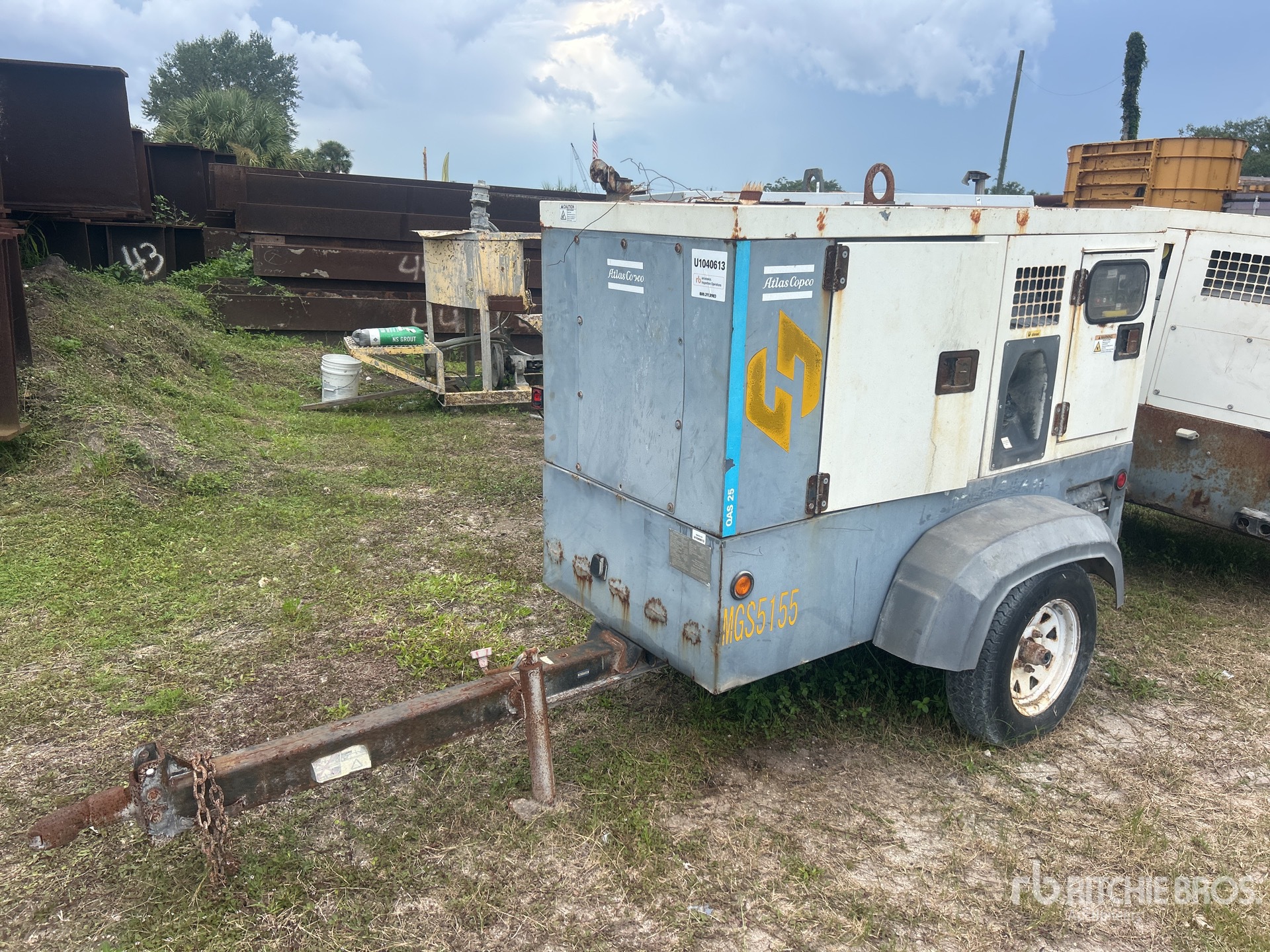 Atlas Copco QAS26 25 kW Mobile Generator Set