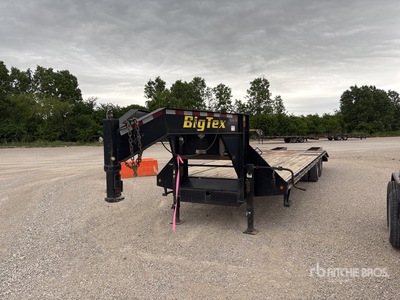 2014 Big Tex 22GN-25 25 ft T/A Gooseneck Plant Trailer