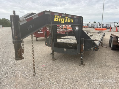 2014 Big Tex 22GN-25 30 ft T/A Gooseneck Remolque Portamaquinaria