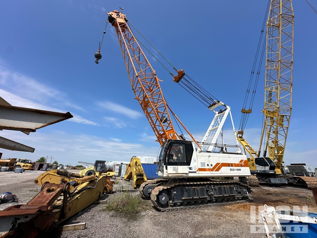 2016 Zoomlion ZCC1100H 100 ton ZCC1100H 100 TON Lattice-Boom Crawler Crane
