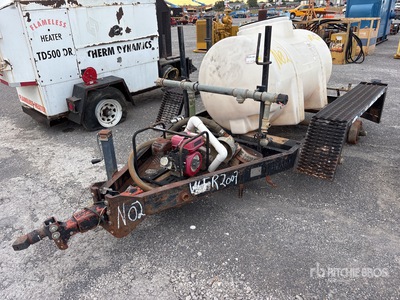 2005 WYLIE MFG 300 gal T/A Water Tank Trailer (Inoperable)