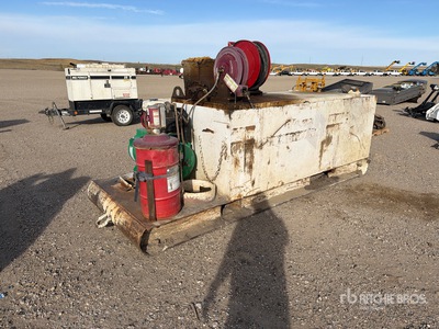 1000 gal Skid Mounted Steel Diesel Fuel Tank