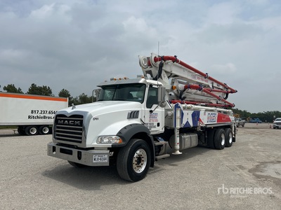 2023 DY DCP40X-5ZR 40 m on 2023 Mack GR64B 6x4 Concrete Pump Truck
