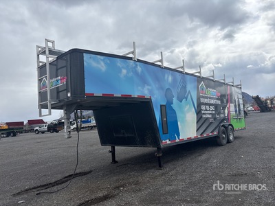 2024 Discovery 32 ft T/A Gooseneck مقطورة ذو كبينة مغلقة